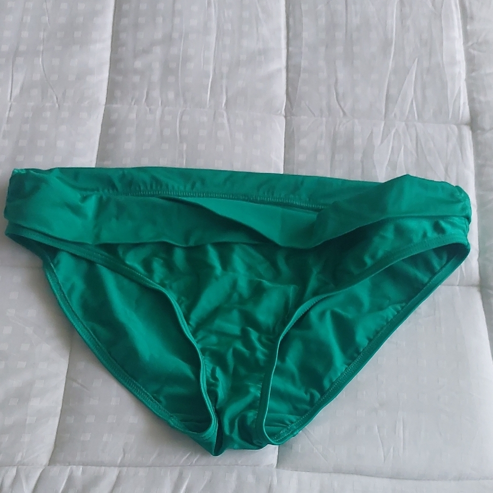 Emerald Green Women's Swim Bottom - Picture 1 of 9